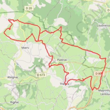 Les Fieux - Thégra-le-Ventoulou GPS track, route, trail