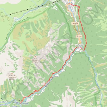 Les Cascades du Val de Jeret GPS track, route, trail