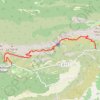 La Façade sud de la Sainte Victoire GPS track, route, trail