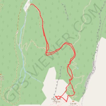 Rando au Petit Som GPS track, route, trail