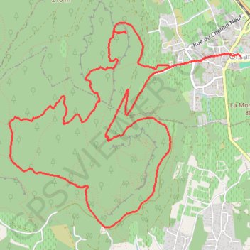 Orsan - Camp de César GPS track, route, trail