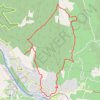Sur les hauteurs de Saint Martin d'Ardèche GPS track, route, trail
