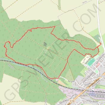 Forêt Aundun-le-roman GPS track, route, trail