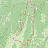 Single du Pas de Bellecombe - Autrans GPS track, route, trail