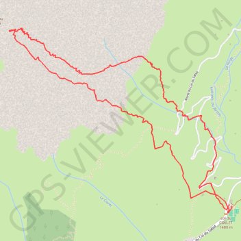 Vers le Rissiou GPS track, route, trail