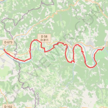 Fumel / Castelfranc GPS track, route, trail