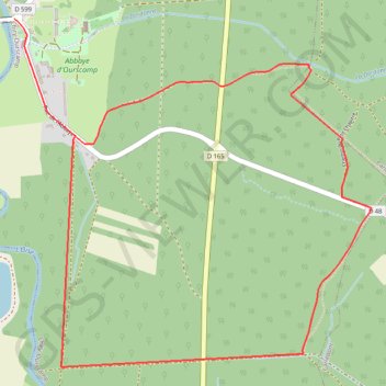 Chiry-Ourscamp - Circuit de l'Abbaye GPS track, route, trail