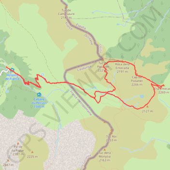 Pic d'Entecade GPS track, route, trail