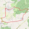 Randonnée du Haut Chemin - Le chemin de la Reine à Vigy GPS track, route, trail