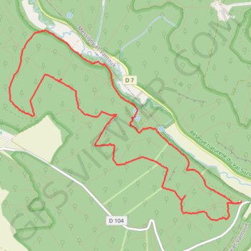 Val-Suzon GPS track, route, trail