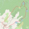 Le Roc Blanc par l’Étang du Laurenti puis la Porteille de Barbouillère GPS track, route, trail