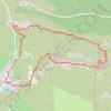 Aureille - crêtes des Civadières GPS track, route, trail