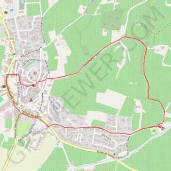 De Visan à Notre Dame des Vignes GPS track, route, trail