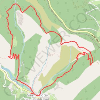 Sentier de l'Escale - Saint-André-de-Valborgne GPS track, route, trail