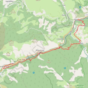Fontpédrouse-Olette GPS track, route, trail