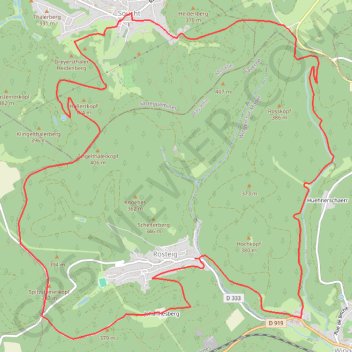 Entre Soucht et Rosteig GPS track, route, trail