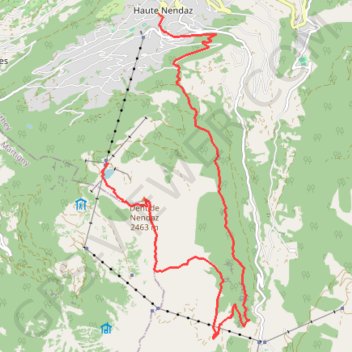 Randonnée Basso d'Alou GPS track, route, trail