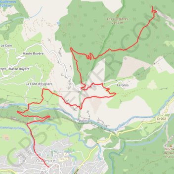 Queyras - Guillestre - Grand Coulet GPS track, route, trail
