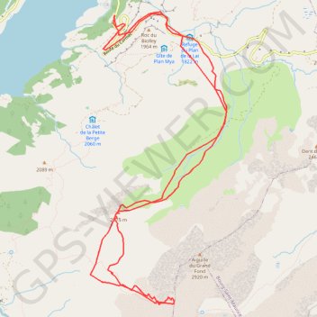 Parozan GPS track, route, trail