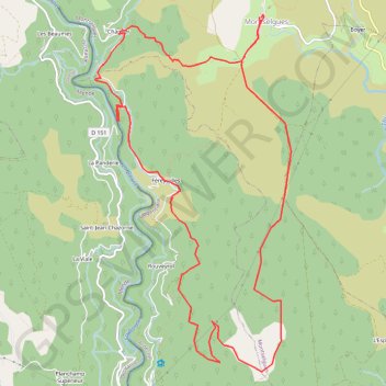 Montsèlgues, Fereyrolles et tourbière GPS track, route, trail