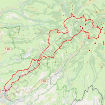 UTPMA2022_105km GPS track, route, trail