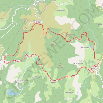 Rando des Myrtilles GPS track, route, trail