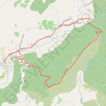La crête Bedoin GPS track, route, trail