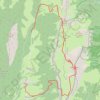 Le Trélod -traversée sud nord - Bauges GPS track, route, trail
