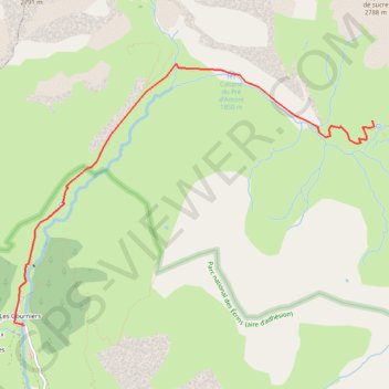 Cabane de Charges GPS track, route, trail