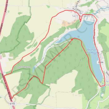 Saint Ciergues bois Chauvelin GPS track, route, trail