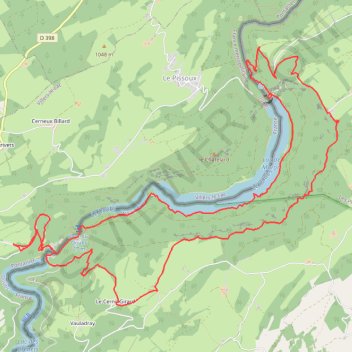 Les Balcons du Doubs GPS track, route, trail
