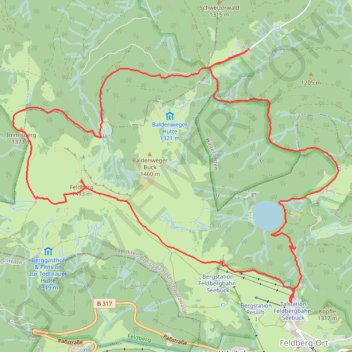 Rinken, Feldberg GPS track, route, trail
