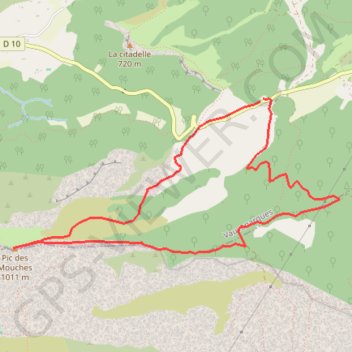 Sainte Victoire - Col des Portes GPS track, route, trail