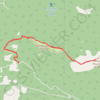 Elk Mountain - Mount Thurston GPS track, route, trail