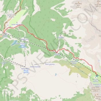 Tracé 100 GPS track, route, trail