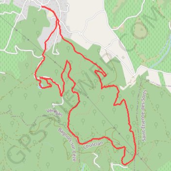 Bois du Mas de Rouvier à Vénéjan GPS track, route, trail