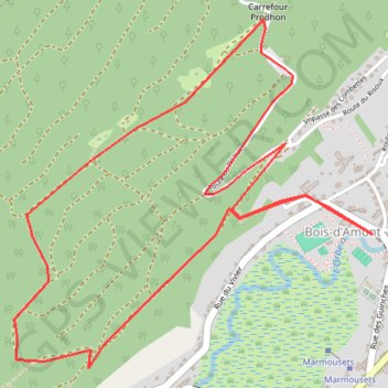 Les Valanches GPS track, route, trail