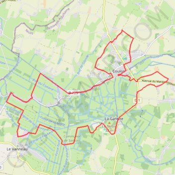 20 km maraichine VTT 2017 GPS track, route, trail