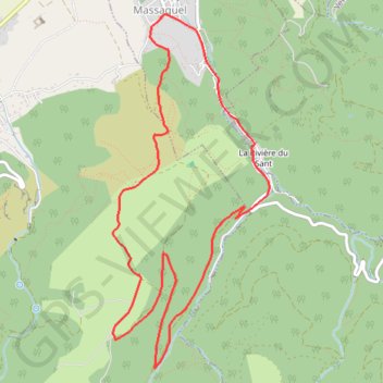 Massaguel-Le Sant - La Capelette GPS track, route, trail