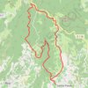 La vallée du Rebaisselet Beaujolais GPS track, route, trail