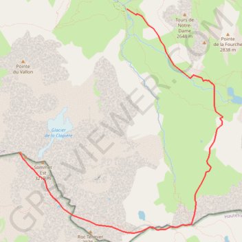 Le Grand Galibier GPS track, route, trail