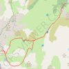 Pic de Thoumasset par le refuge de Quioulès GPS track, route, trail