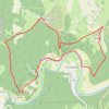 Balade autour de Saint Sulpice, vallée du Célé GPS track, route, trail