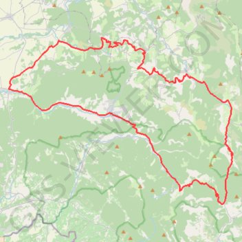 Saint-Ferréol - La Bégude-de-Mazenc GPS track, route, trail