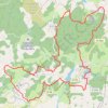Forges et Moulins + Caux Meuzac VTT GPS track, route, trail