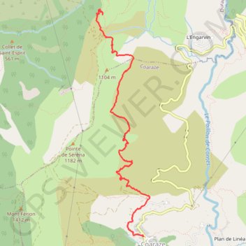 Rocca spaviera GPS track, route, trail