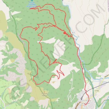 Le tour du Villard GPS track, route, trail