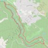 Saint Cezaire-Les Gorges de la Siagne GPS track, route, trail