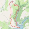 Carladez - La Presqu'île de Laussac. GPS track, route, trail
