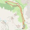 Le Lac de La Plagne depuis Peisey-Nancroix GPS track, route, trail
